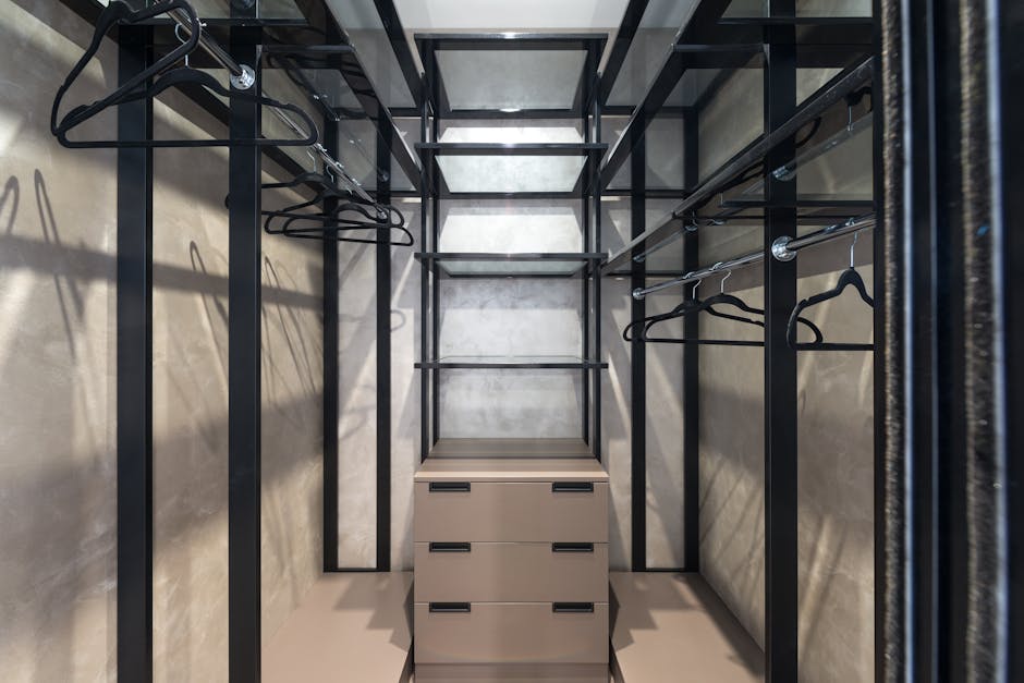 Modern closet drawer hardware and soft-close mechanisms